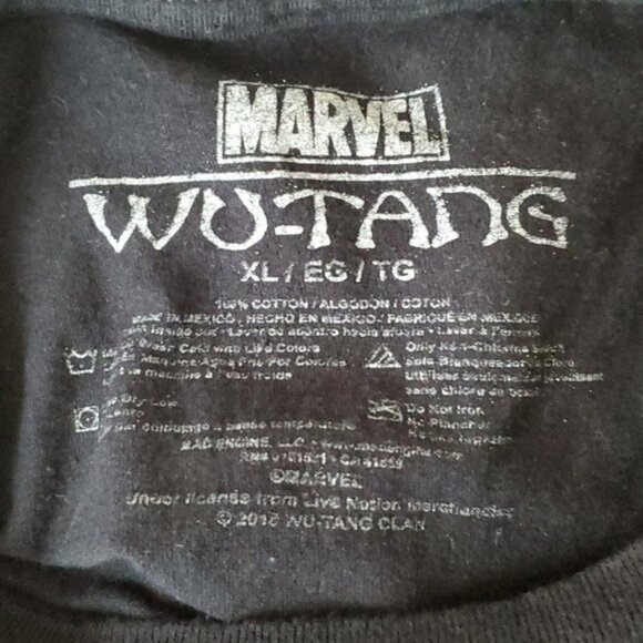 Marvel Wakanda x Wu-Tang logo tshirt - Picture 4 of 4